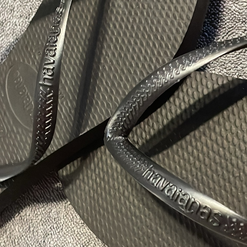 Havaianas Black Women’s flip flop size 6W US - Picture 4 of 8